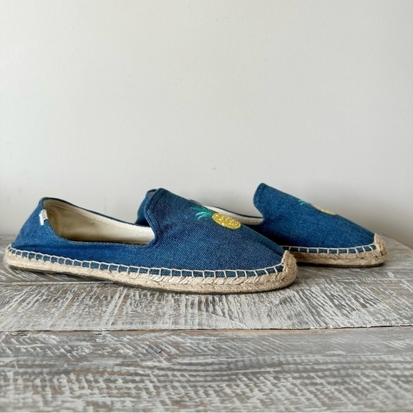 Anthropologie-soludos South Beach Pineapple Espadrilles (Size:10) - Picture 3 of 7